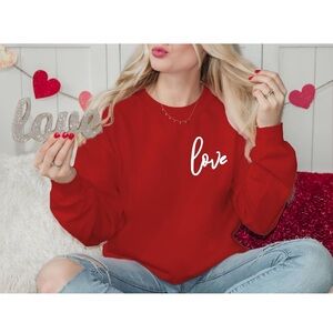 Red Love Sweatshirt